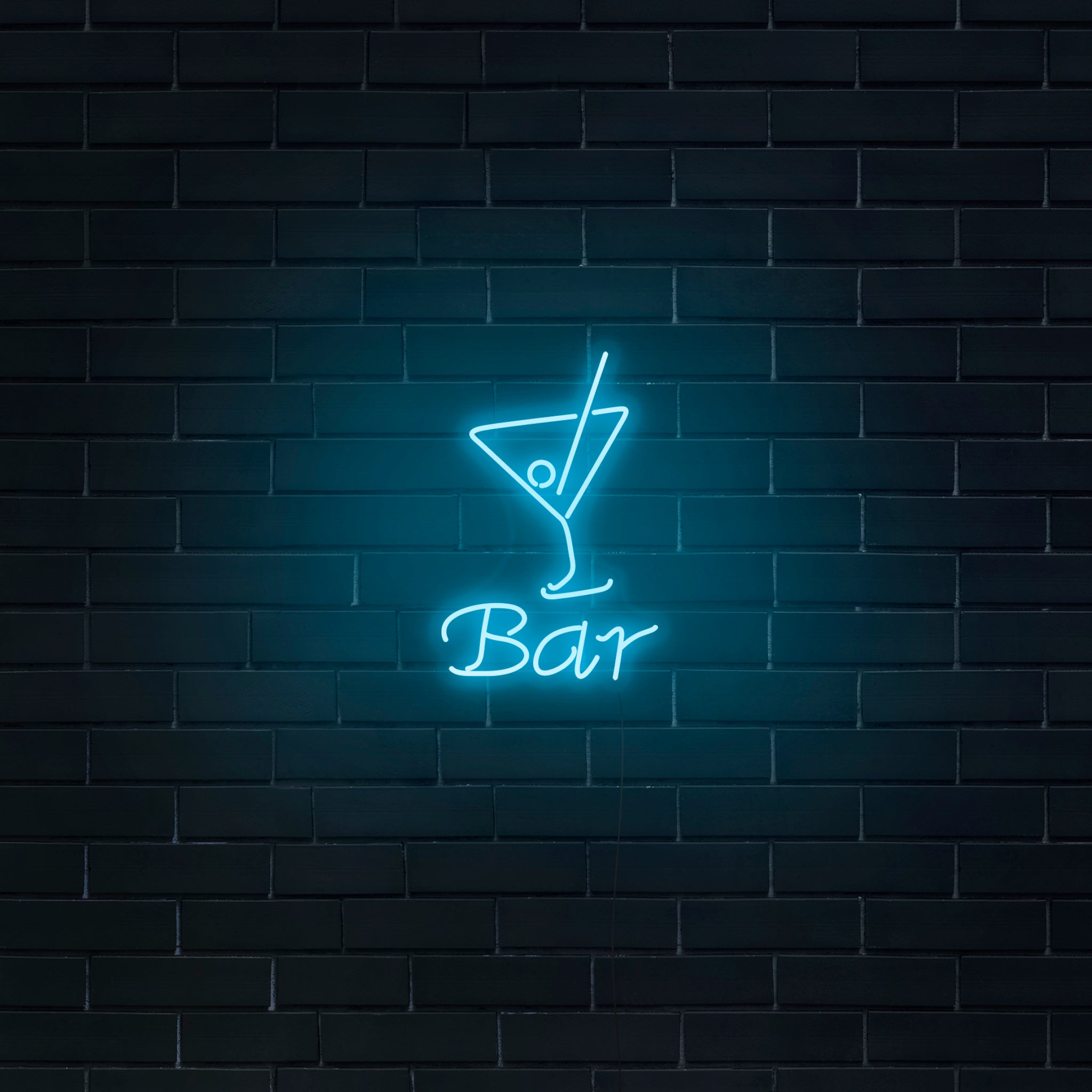 Bar V2 Neon Sign for your wedding, venue, or business by Nuwave Neon