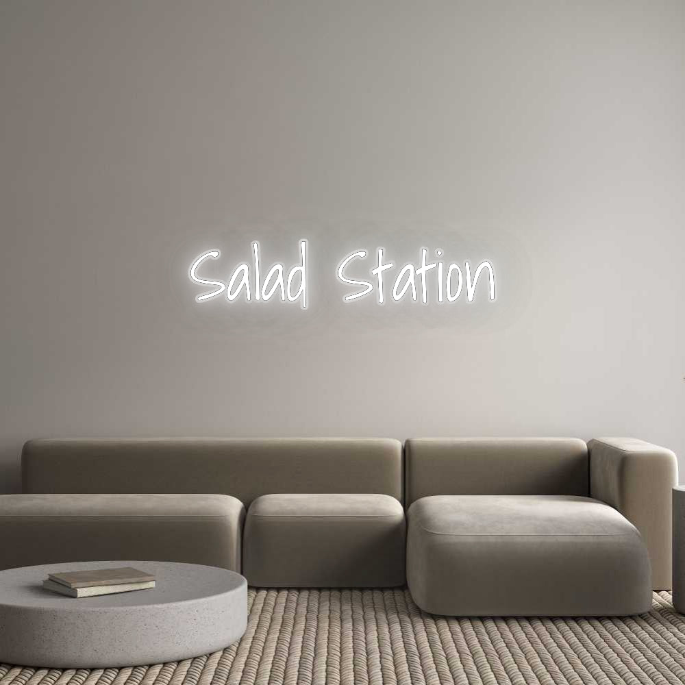 Your Bespoke Nuwave Neon: Salad Station