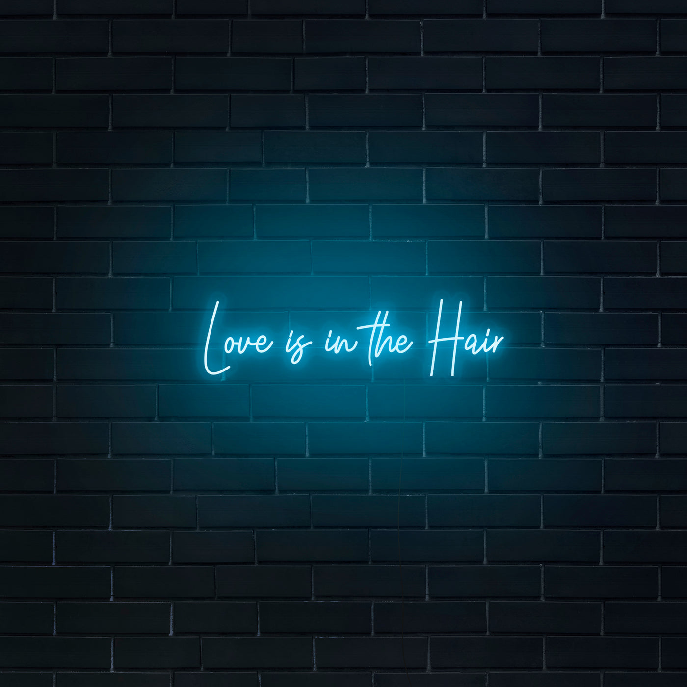 'Love Is In The Hair' Neon Sign - Nuwave Neon