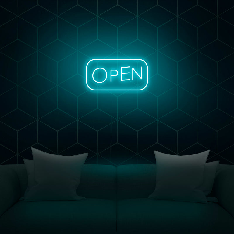 'Open' V3 Neon Sign - Nuwave Neon