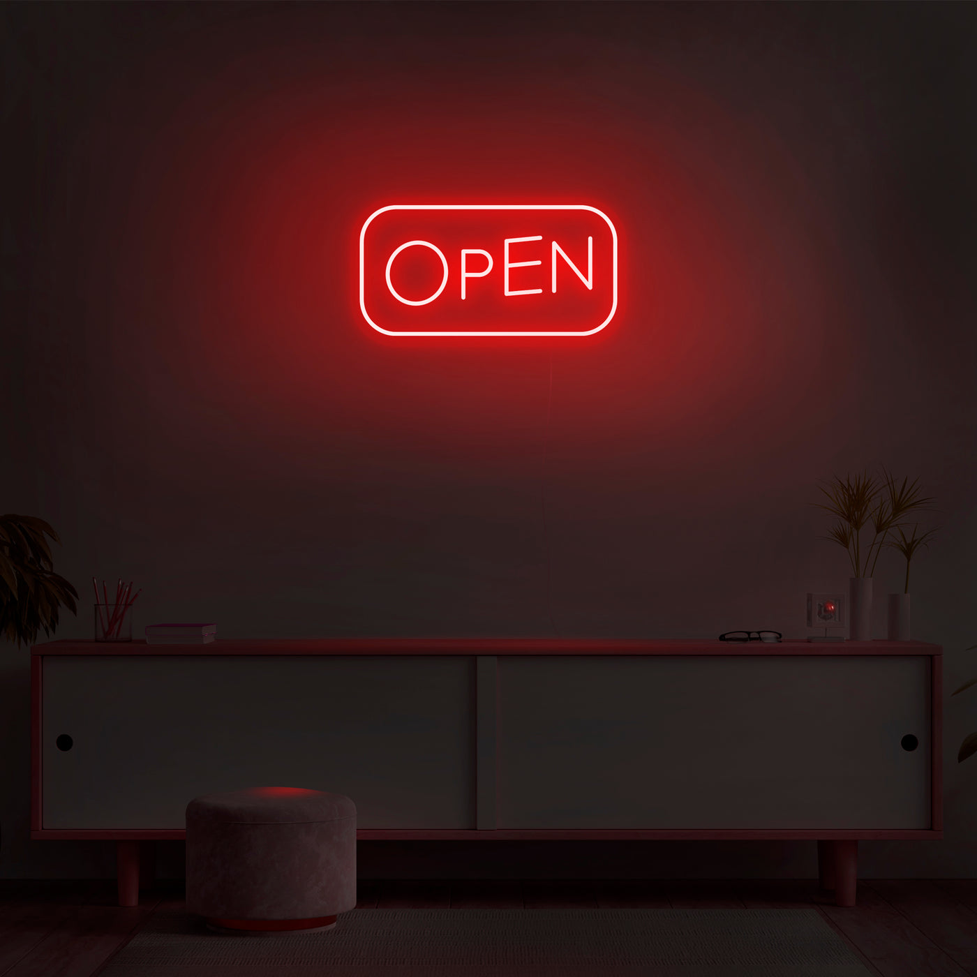 'Open' V3 Neon Sign - Nuwave Neon