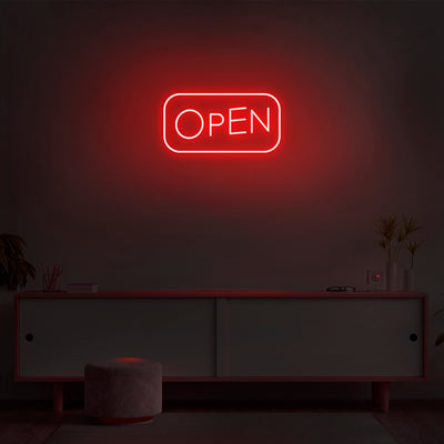 'Open' V3 Neon Sign - Nuwave Neon