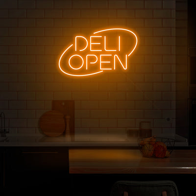 'Deli Open' Neon Sign