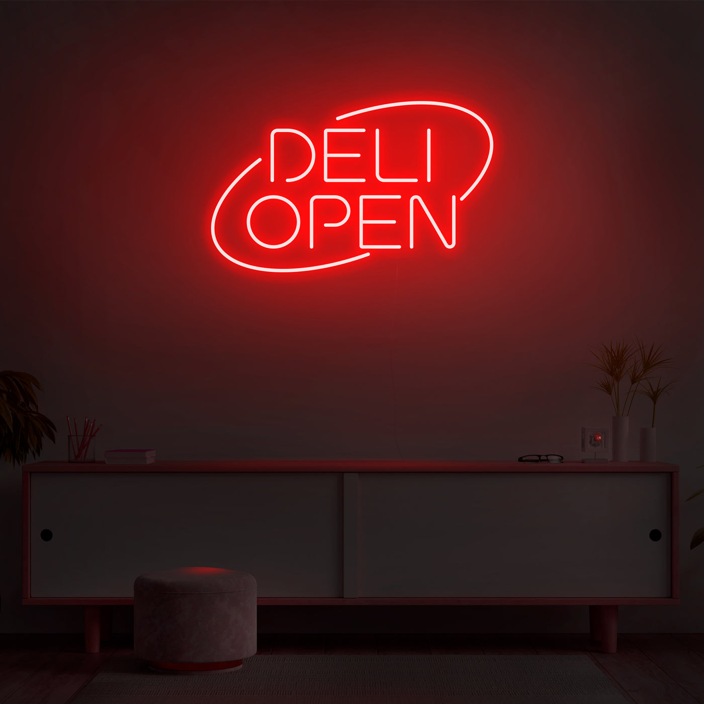 'Deli Open' Neon Sign