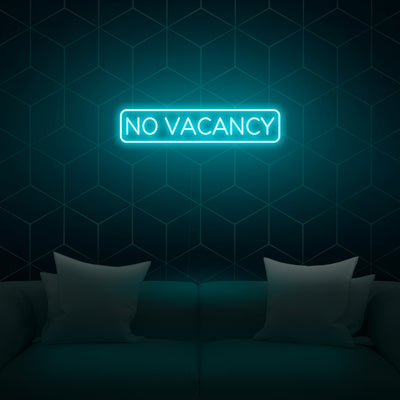 'No Vacancy' Neon Sign