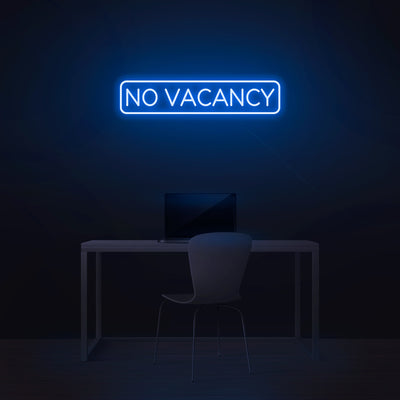 'No Vacancy' Neon Sign