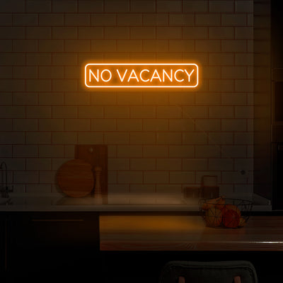 'No Vacancy' Neon Sign