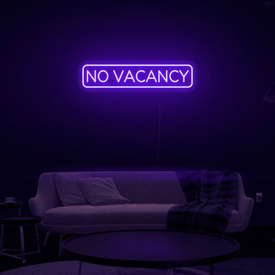 'No Vacancy' Neon Sign