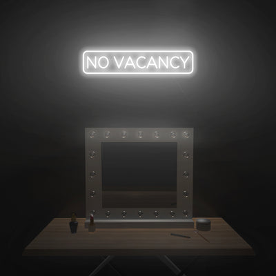 'No Vacancy' Neon Sign