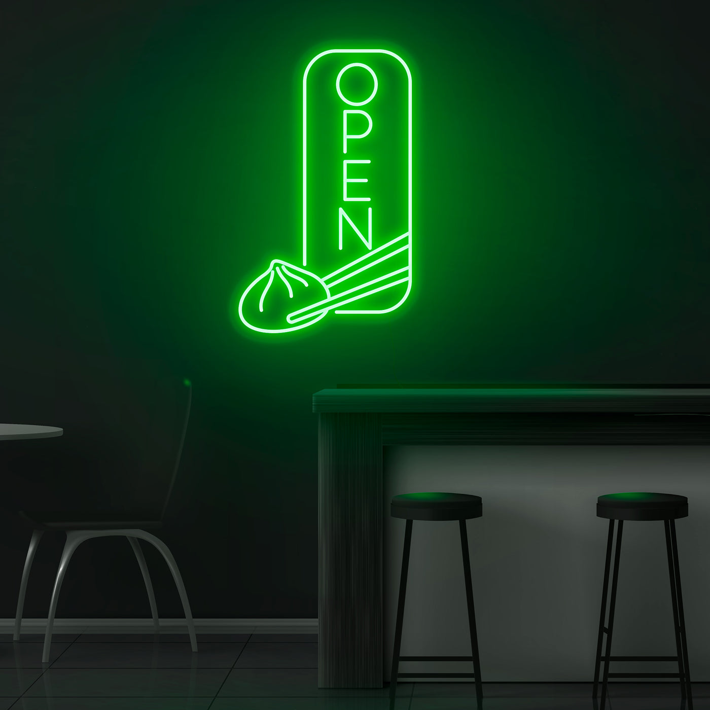 Dim Sum 'Open' Neon Sign