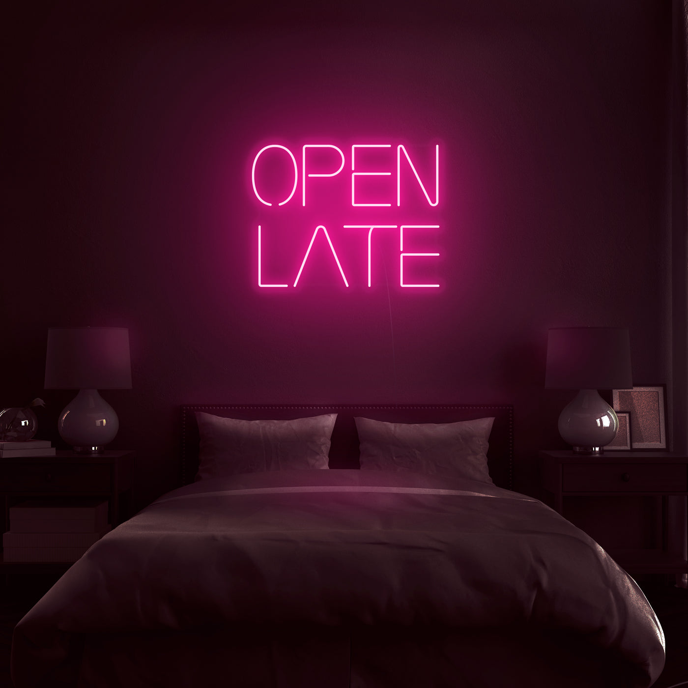 'Open Late' Neon Sign