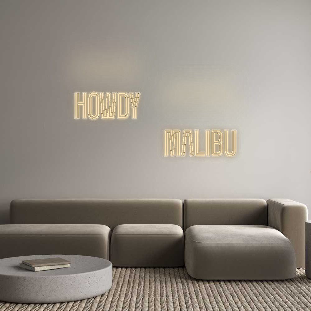 Your Bespoke Nuwave Neon: Howdy 
     ...