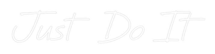 Your Custom AEG Nuwave Neon: Just Do It - Nuwave Neon