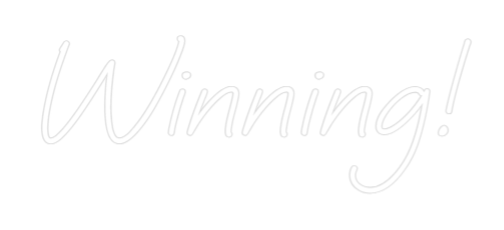 Your Custom AEG Nuwave Neon: Winning! - Nuwave Neon