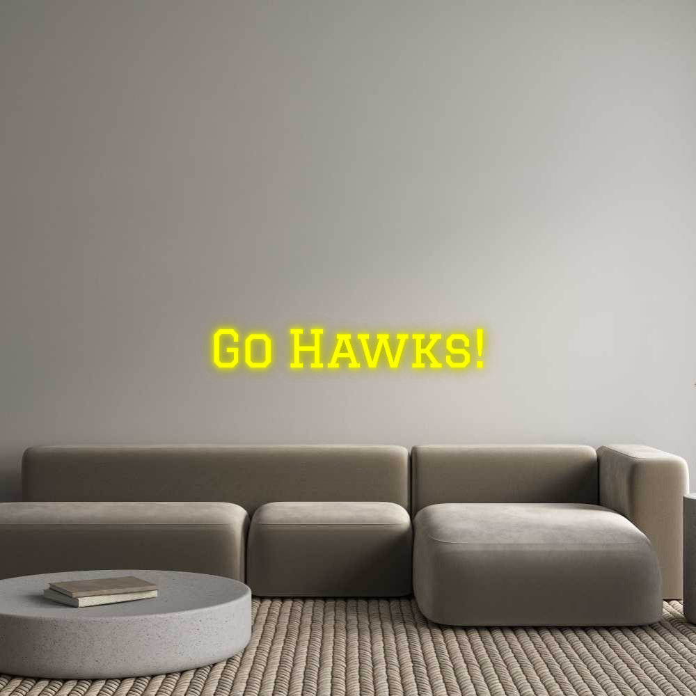 Your Custom AEG Nuwave Neon: Go Hawks! - Nuwave Neon