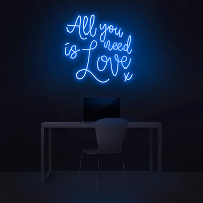 'All You Need Is Love' Neon Sign - Nuwave Neon