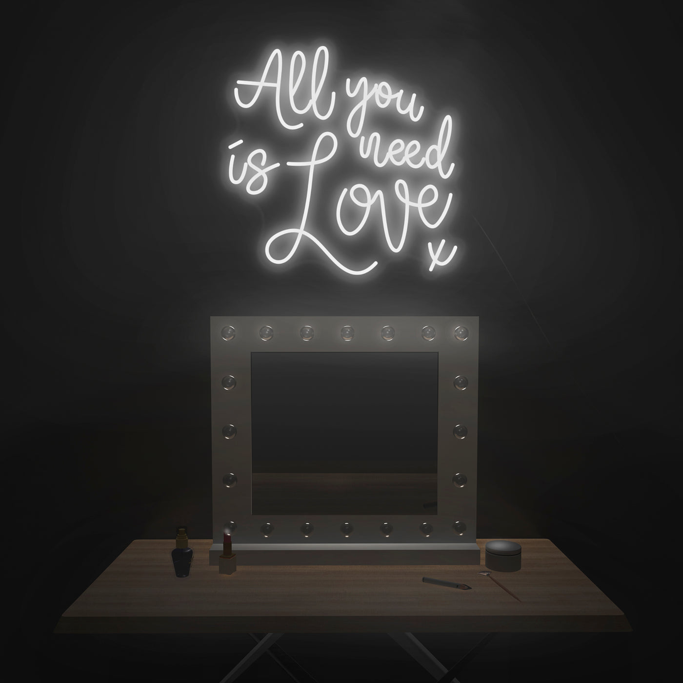 'All You Need Is Love' Neon Sign - Nuwave Neon