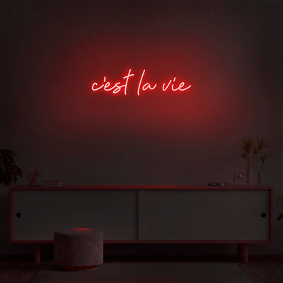 'C'est La Vie' Neon Sign - Nuwave Neon