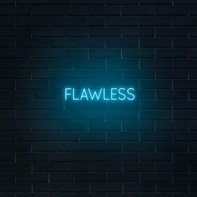 'Flawless' Neon Sign - Nuwave Neon