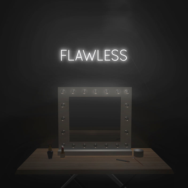 'Flawless' Neon Sign - Nuwave Neon