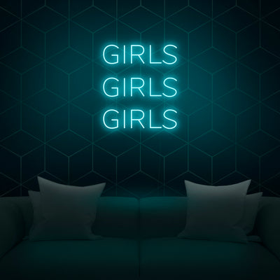 'Girls Girls Girls' Neon Sign - Nuwave Neon