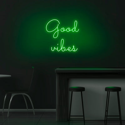 'Good Vibes' V2 Neon Sign - Nuwave Neon