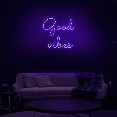 'Good Vibes' V2 Neon Sign - Nuwave Neon