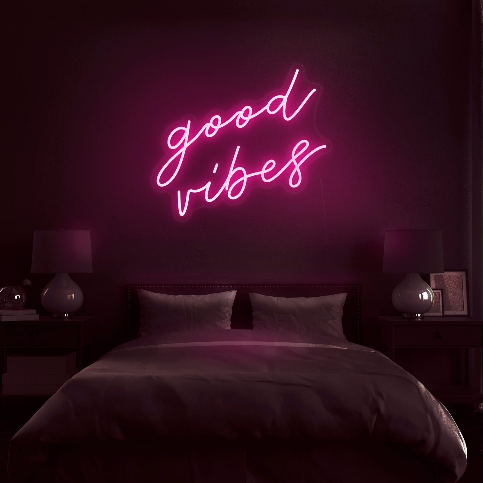 'Good Vibes' - Neon Sign - Handmade by Nuwave Neon