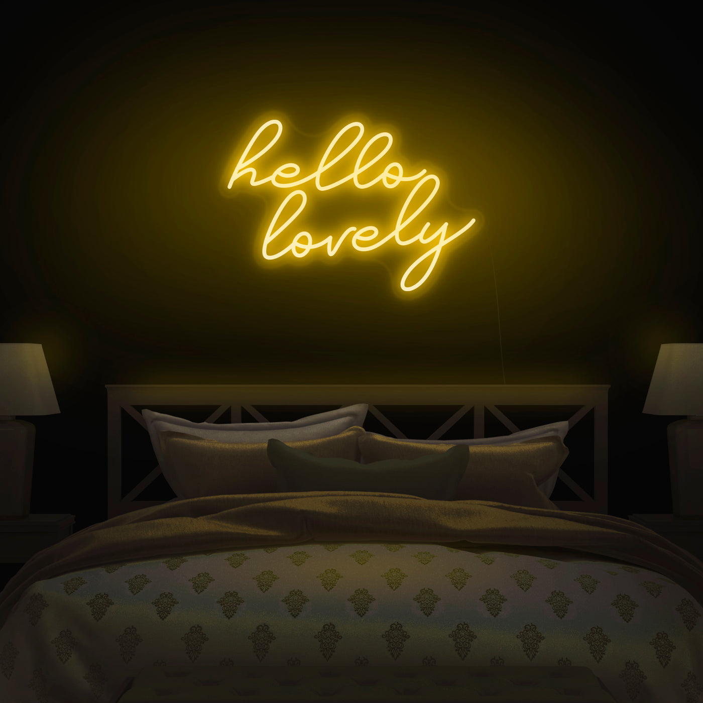 'Hello Lovely' Neon Sign - Nuwave Neon