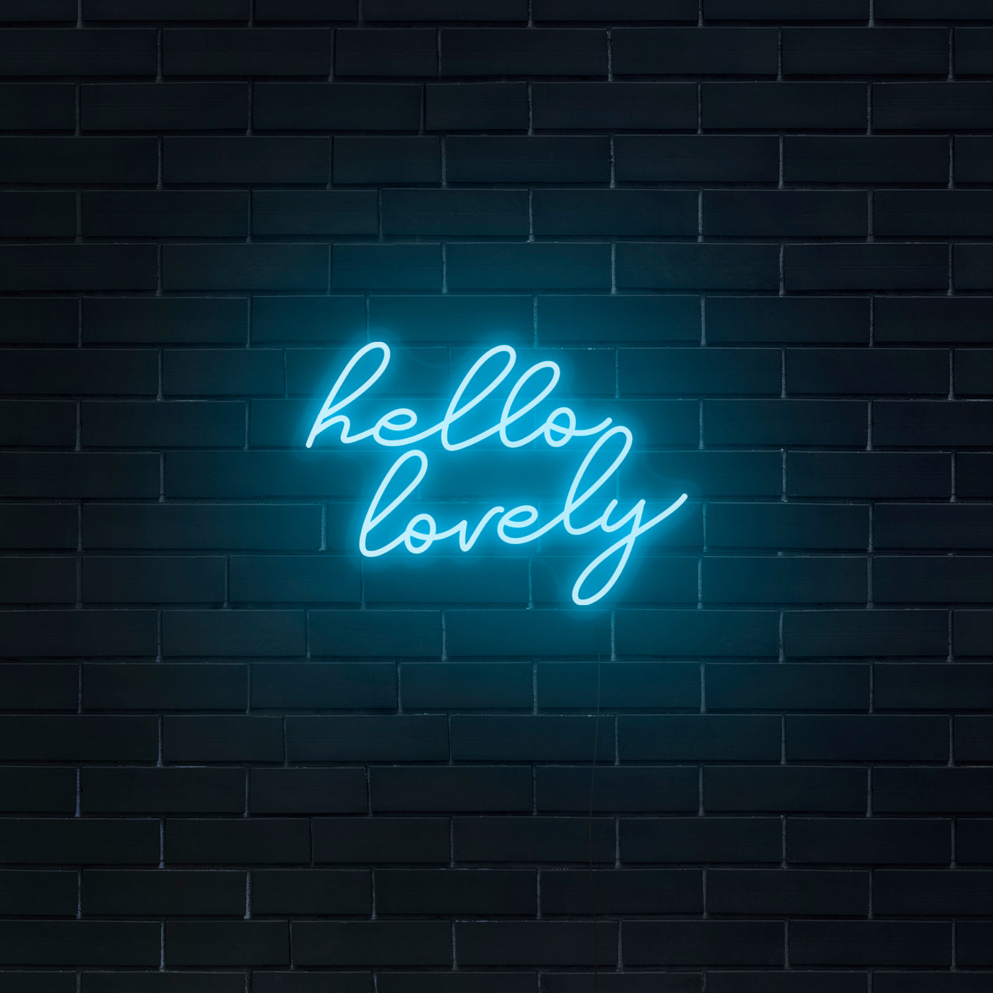 'Hello Lovely' Neon Sign - Nuwave Neon