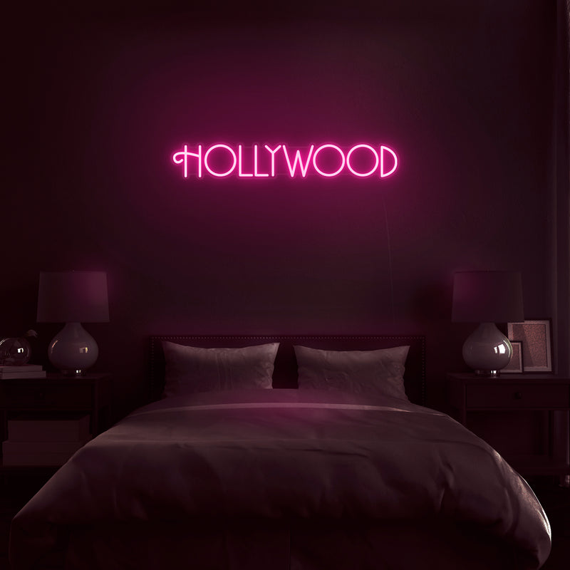 'Hollywood' V2 Neon Sign - Nuwave Neon