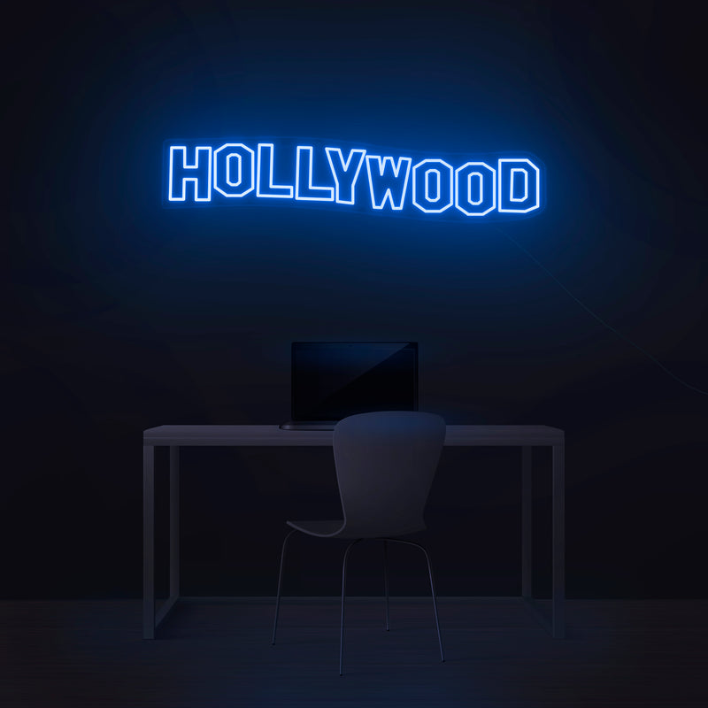 'Hollywood' Neon Sign - Nuwave Neon