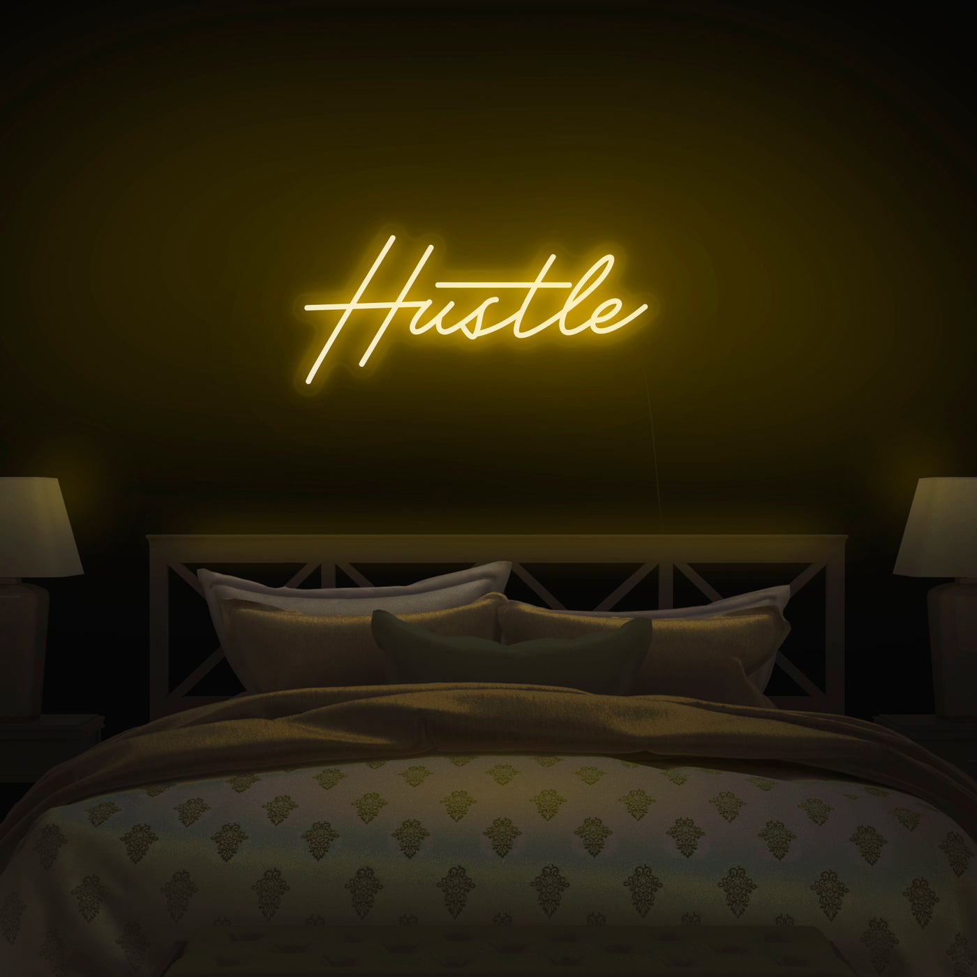 'Hustle' V2 Neon Sign - Nuwave Neon