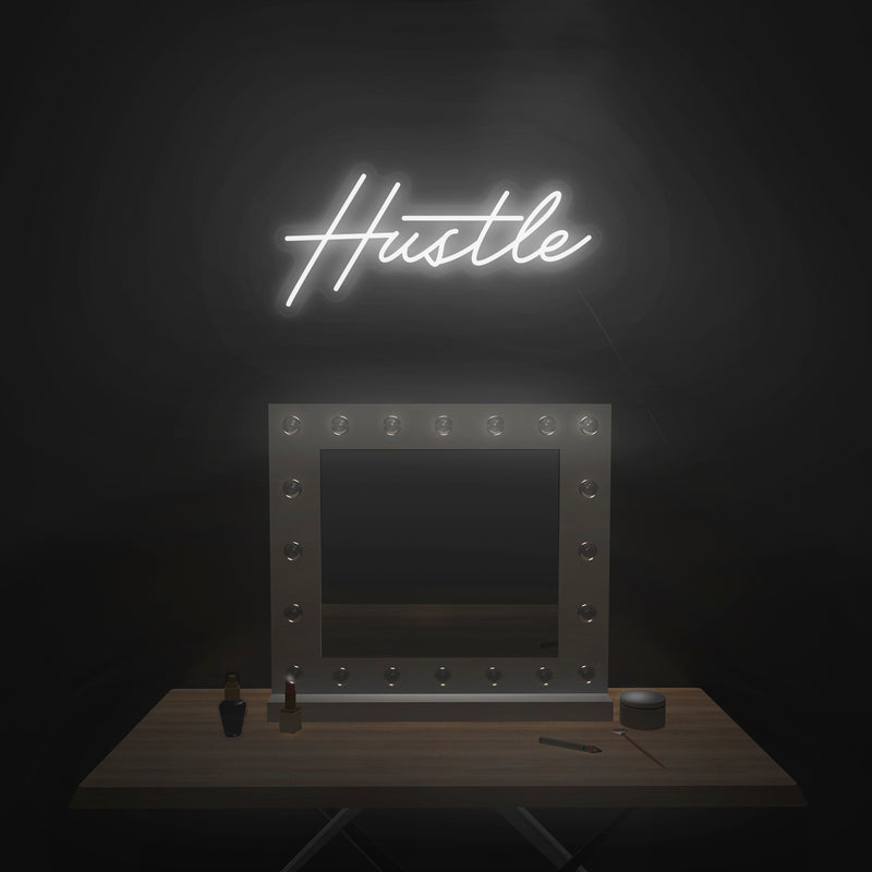 'Hustle' V2 Neon Sign - Nuwave Neon