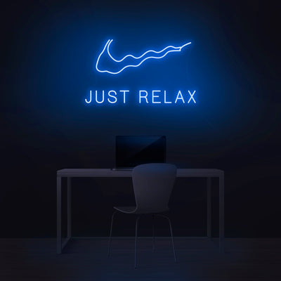 'Just Relax' Neon Sign - Nuwave Neon