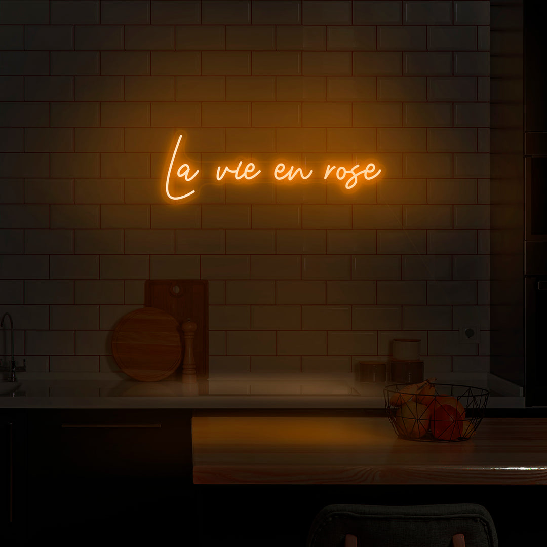 La Vie En Rose' Neon Sign – Nuwave Neon