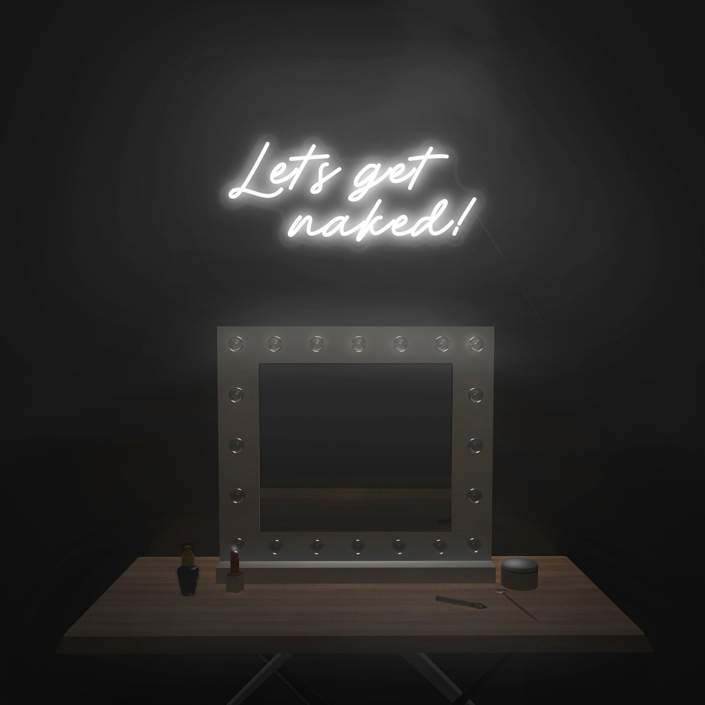 'Let's Get Naked' Neon Sign - Nuwave Neon