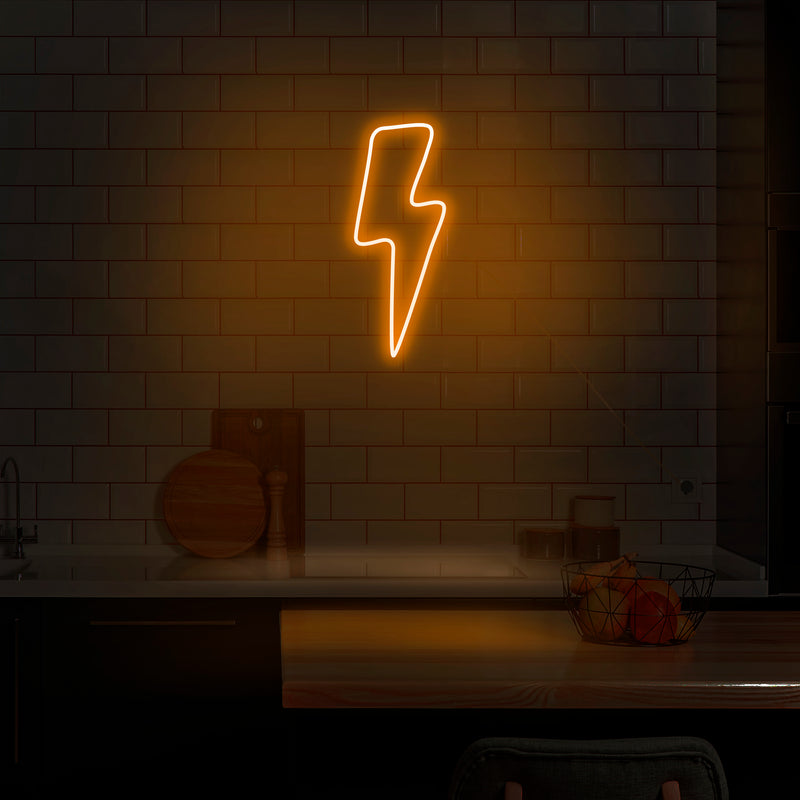 'Lightning Bolt' Neon Sign - Nuwave Neon