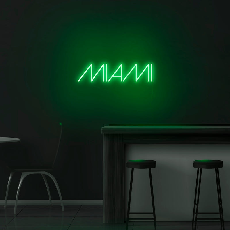 'Miami' Neon Sign - Nuwave Neon