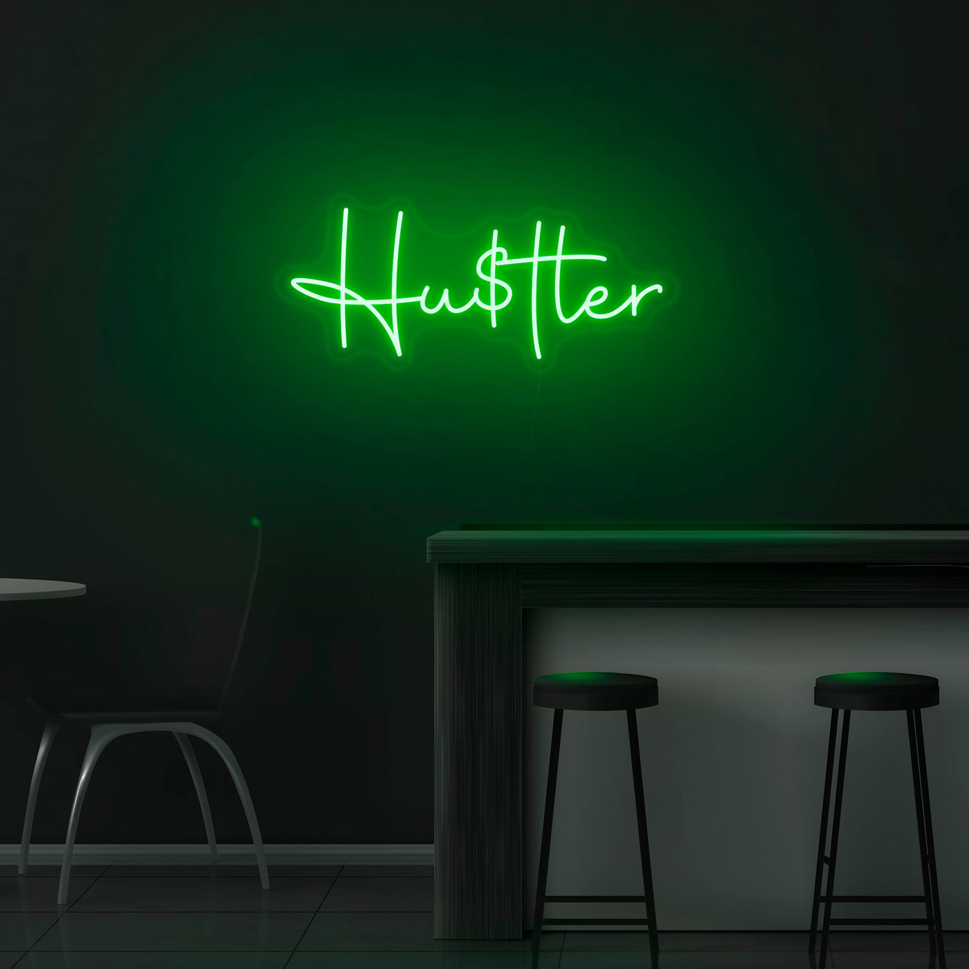 'Hu$tler' Neon Sign - Nuwave Neon