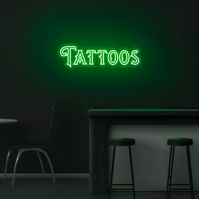 'Tattoos' Neon Sign - Nuwave Neon