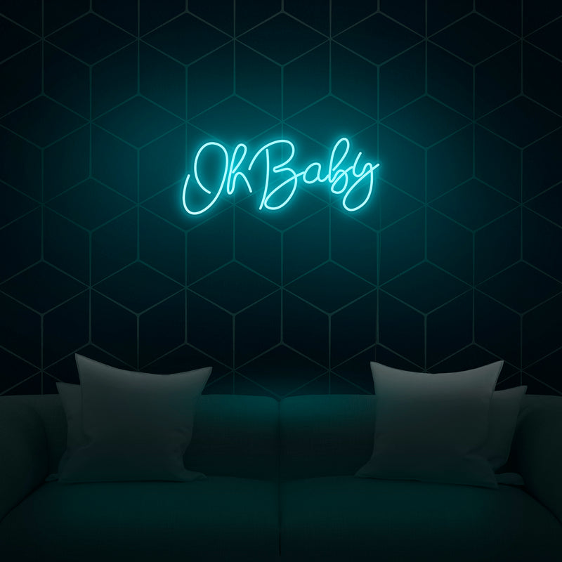 'Oh Baby' Neon Sign - Nuwave Neon