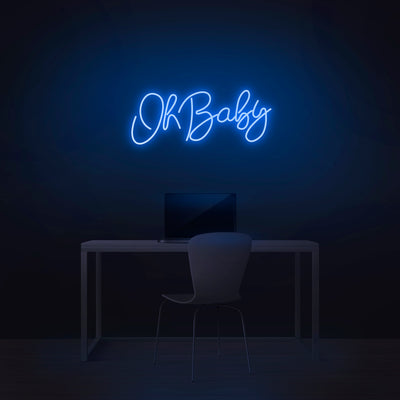 'Oh Baby' Neon Sign - Nuwave Neon