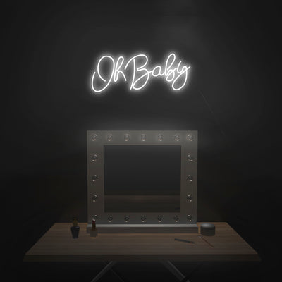 'Oh Baby' Neon Sign - Nuwave Neon