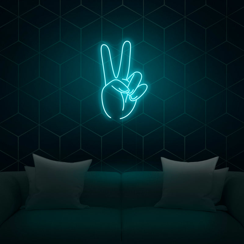 'Peace And Love' Neon Sign - Nuwave Neon