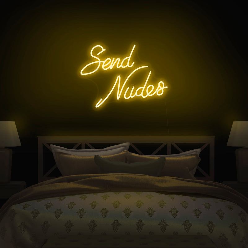 'Send Nudes' V2 Neon Sign - Nuwave Neon