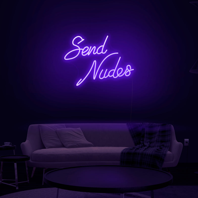'Send Nudes' V2 Neon Sign - Nuwave Neon