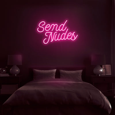 'Send Nudes' Neon Sign - Nuwave Neon