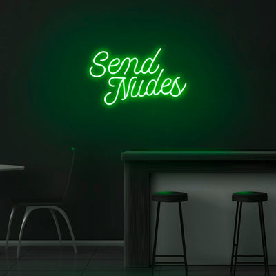 'Send Nudes' Neon Sign - Nuwave Neon