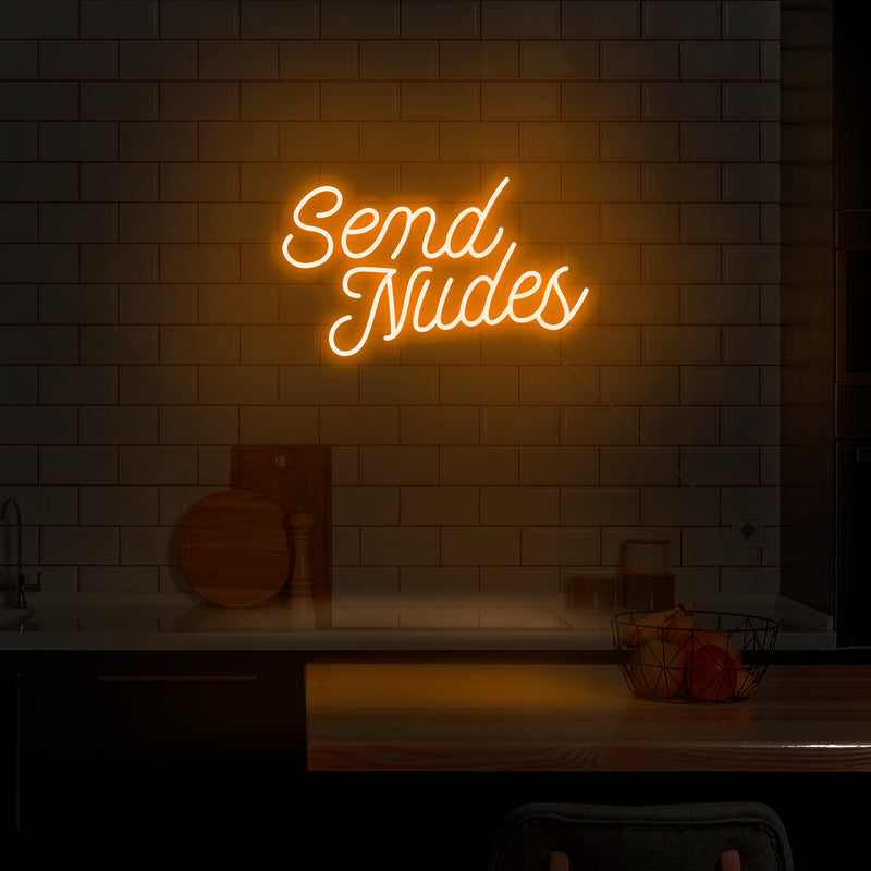 'Send Nudes' Neon Sign - Nuwave Neon